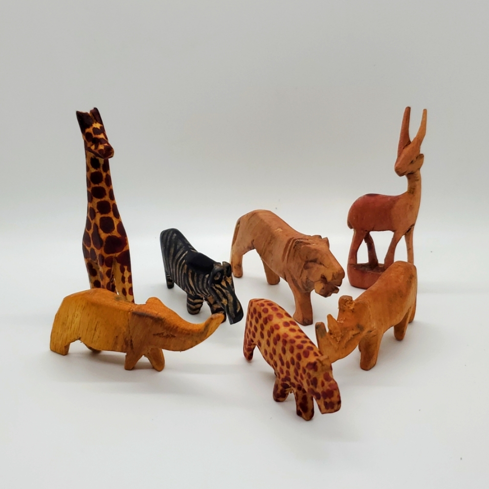 Miniature Safari Animals Global Crafts Fair Trade